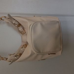 New Cri De Coeur Vegan Leather Ivory Bag
